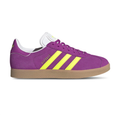 adidas Gazelle Purple & Yellow Low-Top Sneakers with Gum Soles