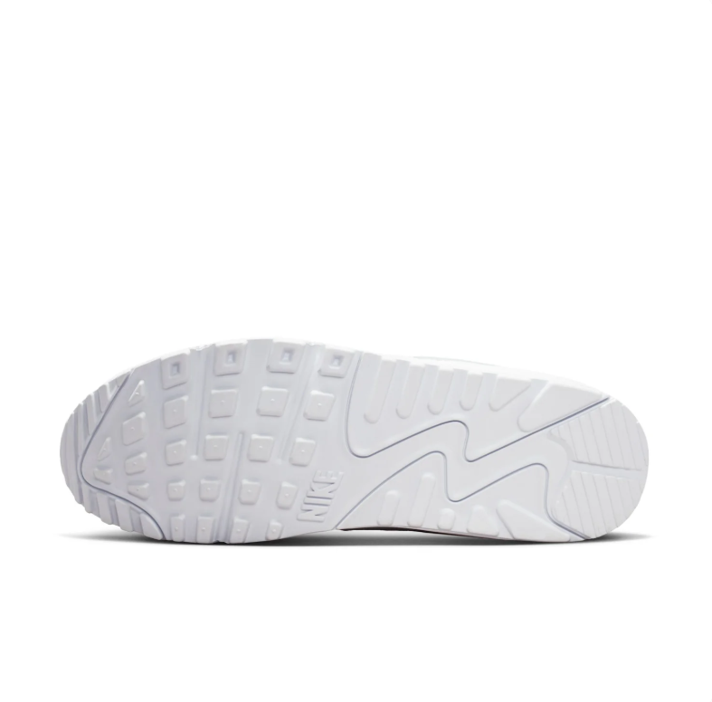 Nike Air Max White Low-Top Sneakers with Dark Gray Swoosh