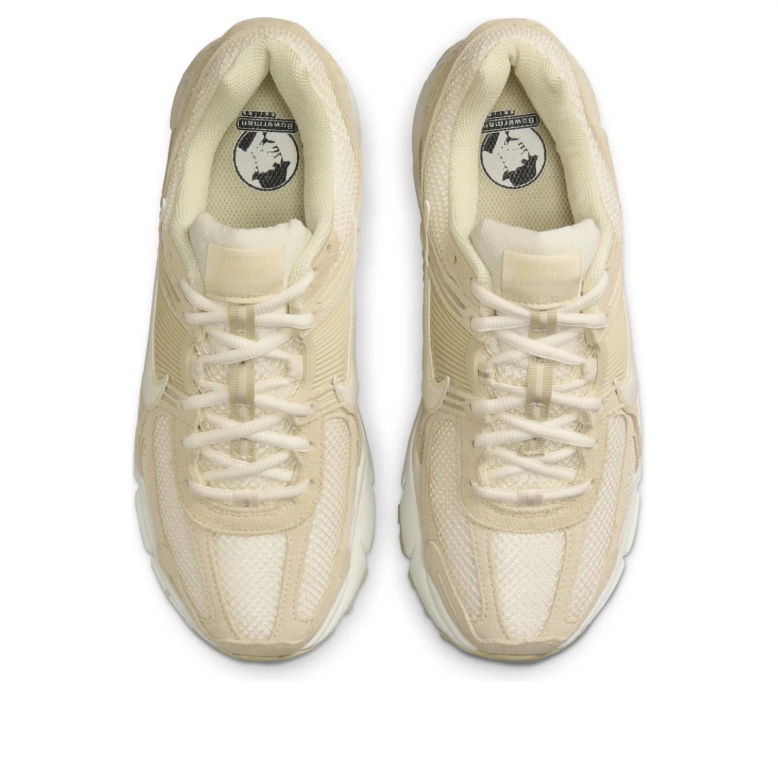 Nike Cream & Beige Low-Top Sneakers with Textured Panels