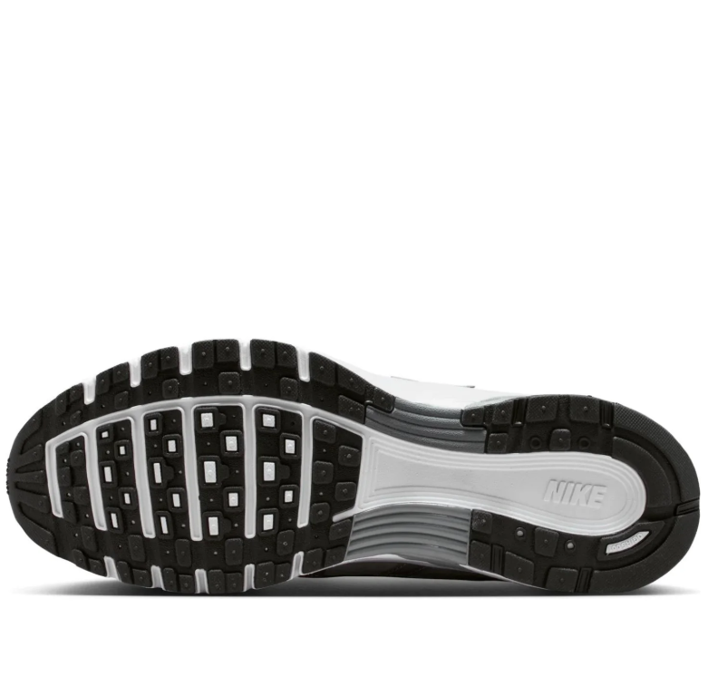 Nike P-6000 Silver, White & Black Low-Top Sneakers