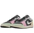 Air Jordan Black & Pastel Color-Block Low-Top Sneakers