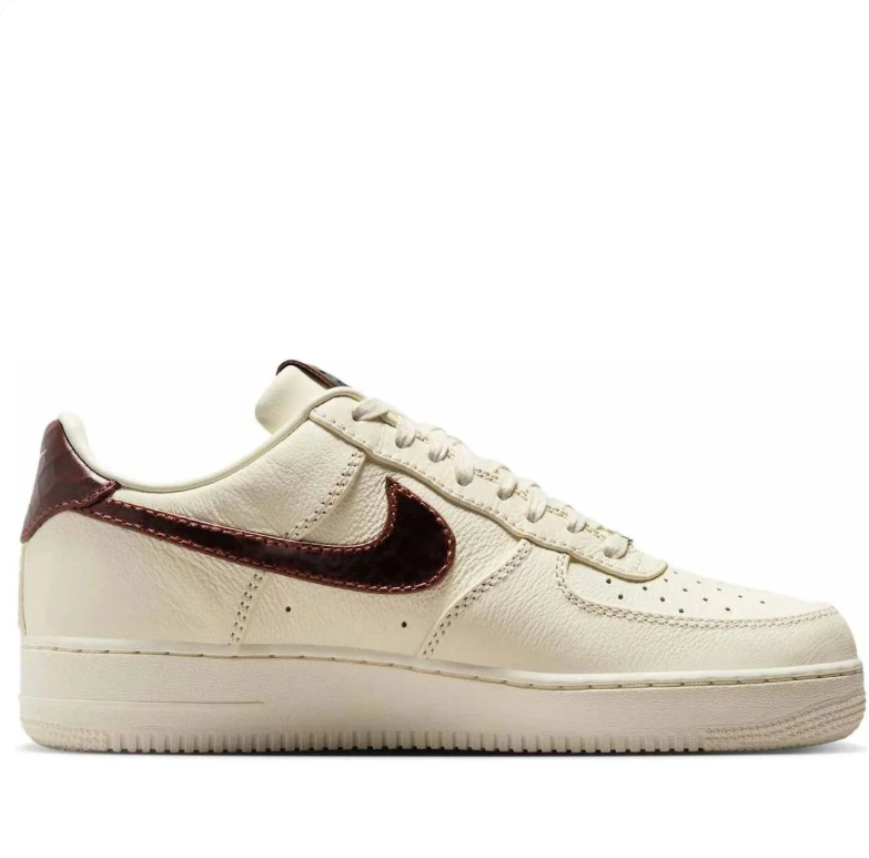 Nike Cream & Dark Brown Low-Top Sneakers