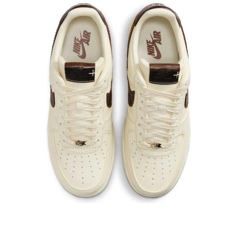 Nike Cream & Dark Brown Low-Top Sneakers
