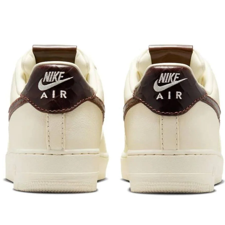 Nike Cream & Dark Brown Low-Top Sneakers