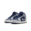 Air Jordan Navy & Light Grey Mid-Top Sneakers