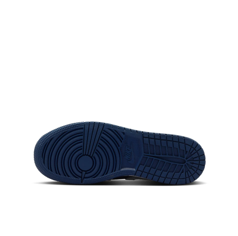 Air Jordan Navy & Light Grey Mid-Top Sneakers