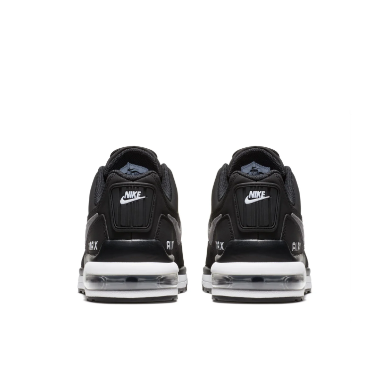 Nike Air Max Black & Grey Low-Top Sneakers with White Midsole