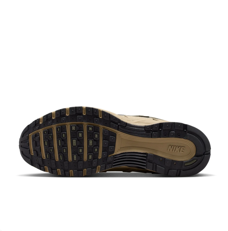 Nike P-6000 Olive Green & Khaki Sneakers with Black Swoosh
